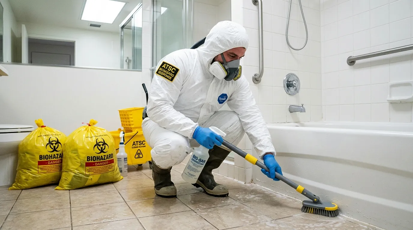 Decontamination equipment deployed for Blood Cleanup in Haddon Heights